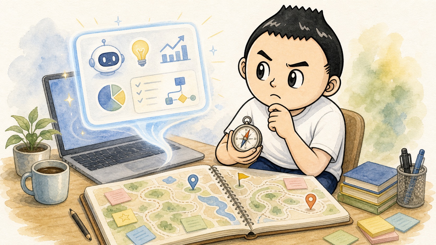 AIの提案を見ながら、自分の違和感をコンパスにする