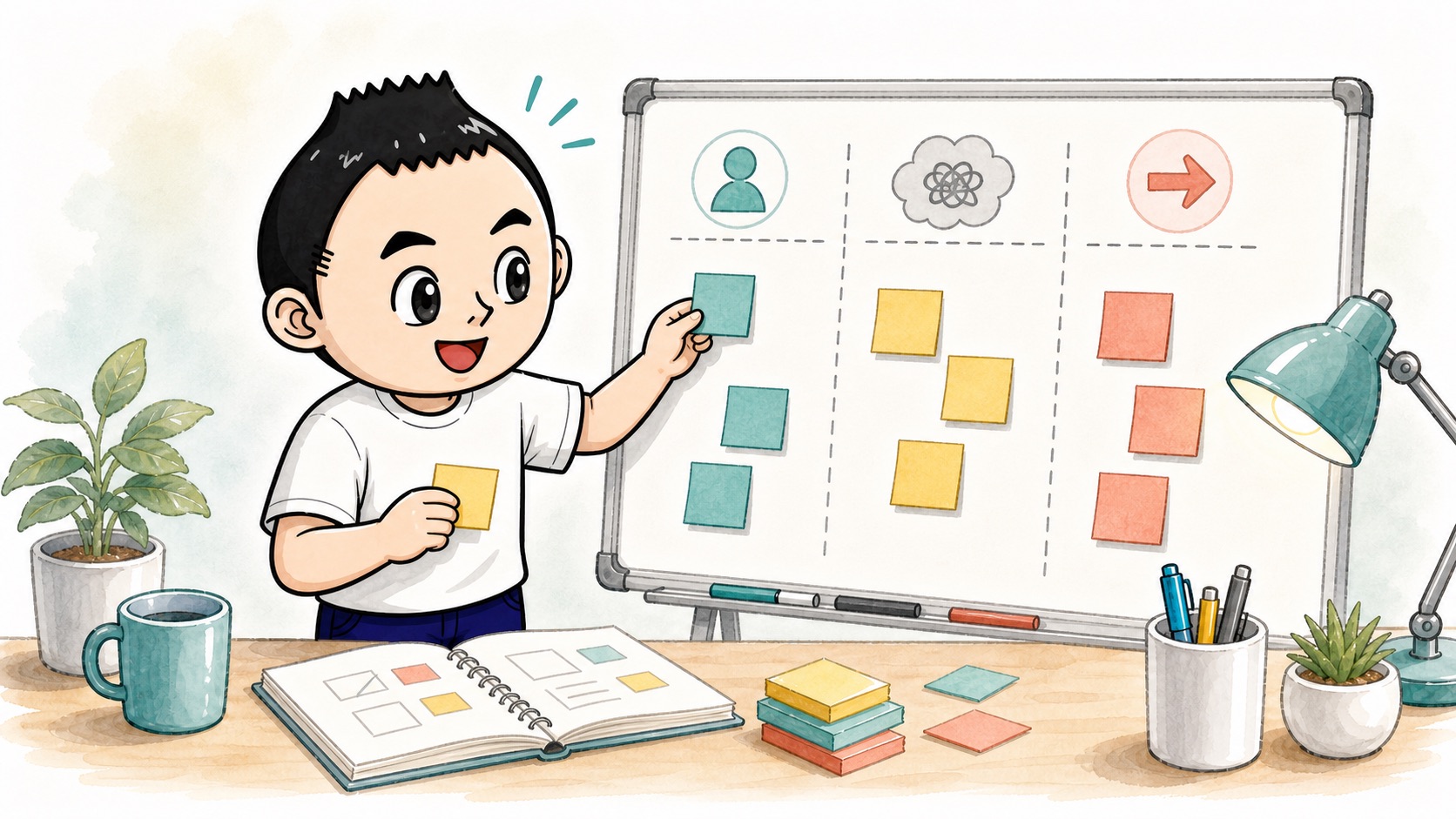 まずは誰の・何を・どう助けるかで考える
