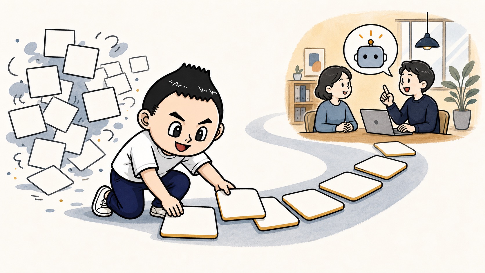 中小企業のAI担当者を業務を聞ける人から育てるアイキャッチ