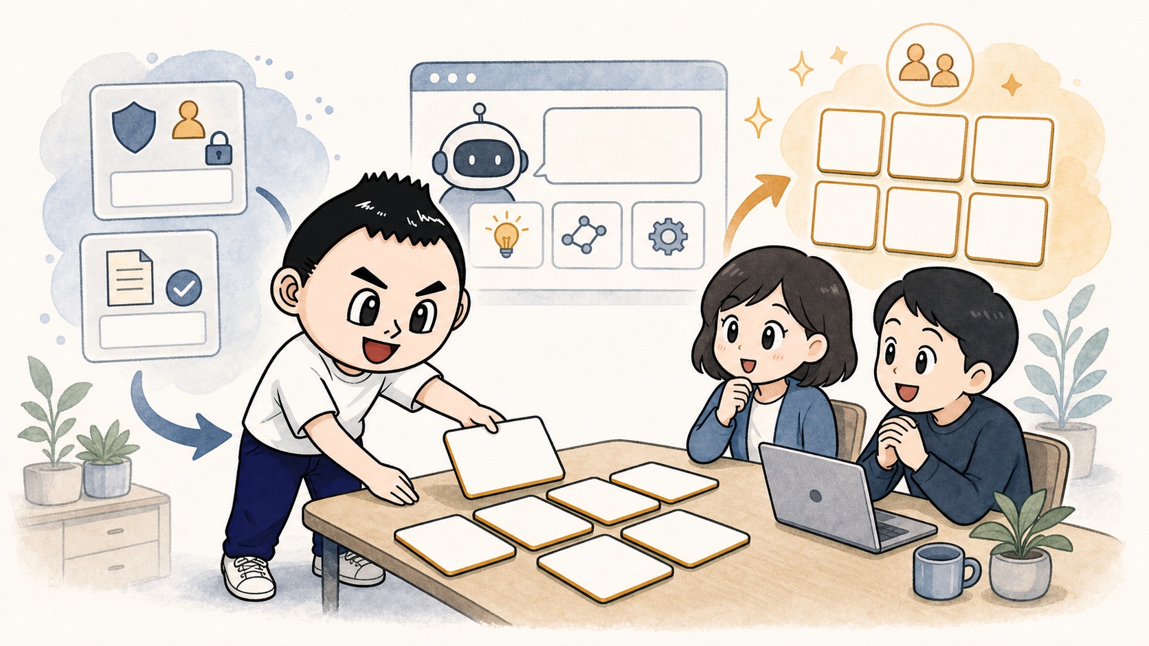 生成AIの社内教育を実例共有から始めるアイキャッチ
