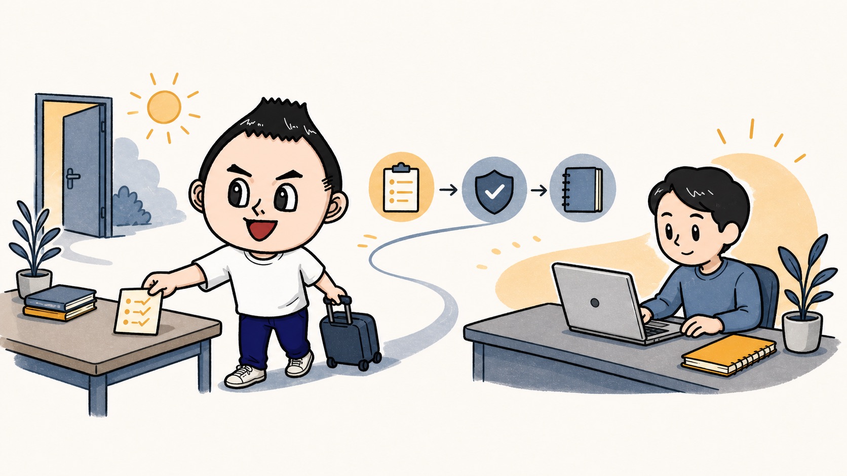 生成AIの代理運用を担当者不在の日に備えて整えるアイキャッチ