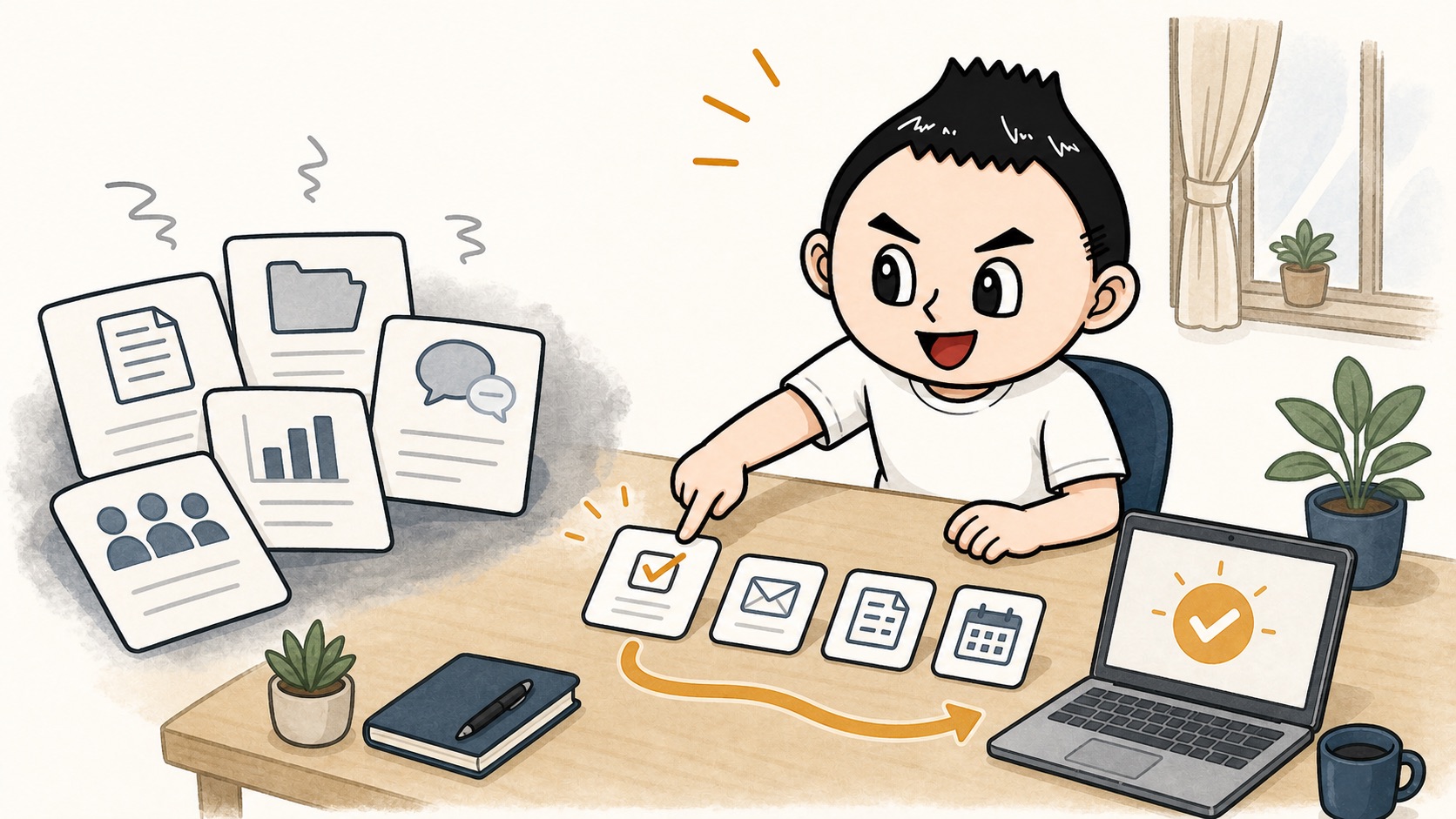 生成AIの自動化候補を小さく安全に選ぶアイキャッチ